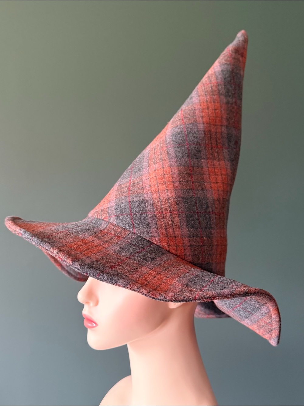 Handmade Wool Witches Hat